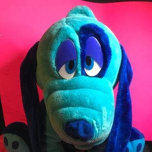 Carnival Prize Big 26" Blue Dog Plush..
